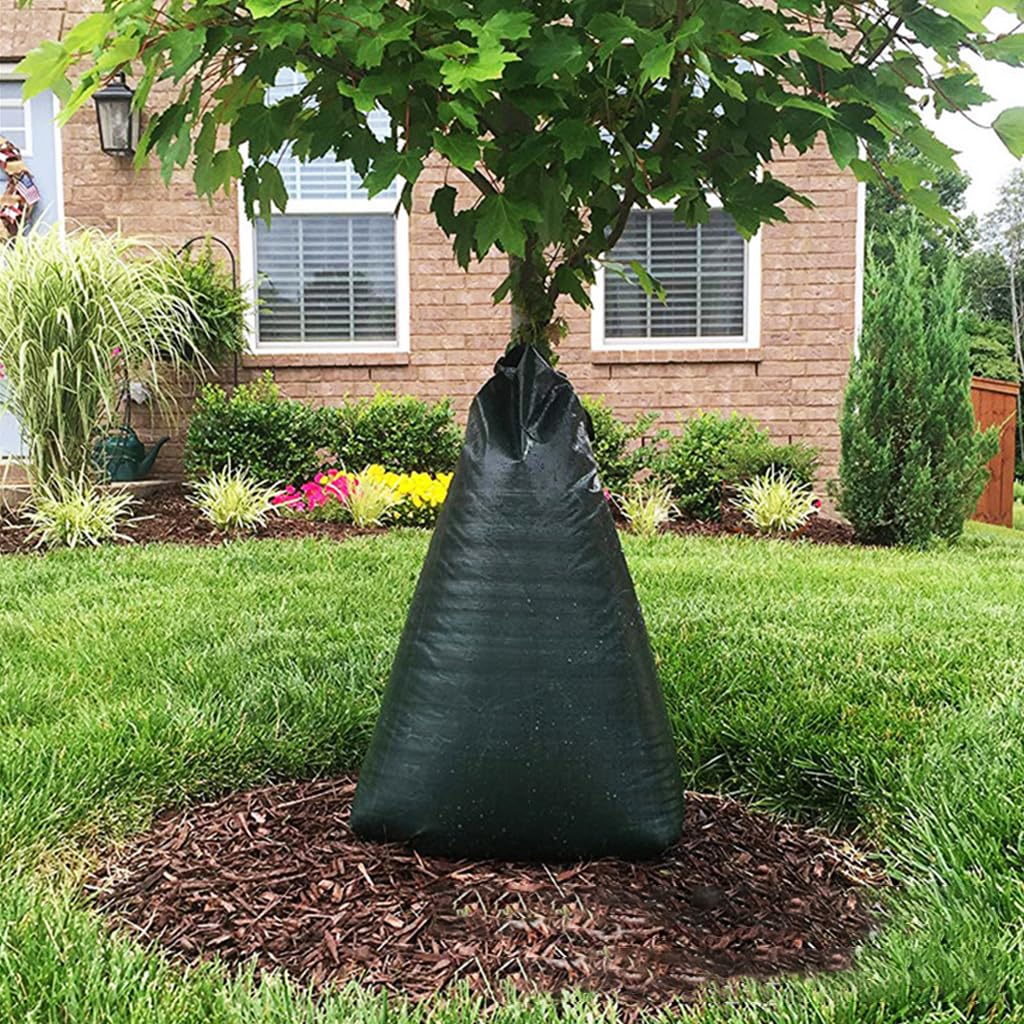HASTHIP 90L Tree Watering Bag, PE Wear-resistant Slow Release Watering Bag for Newly Planted Trees and Shrubs, Splicable Plant Life Support Water Bag HASTHIP 90L Tree Watering Bag, PE Wear-resistant Slow Release Watering Bag for Newly Planted Trees and Shrubs, Splicable Plant Life Support Water Bag